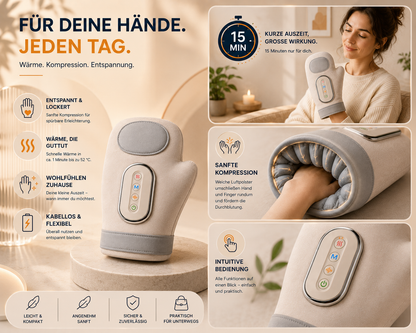 Handmassagegerät mit Wärme für Hand & Handgelenk